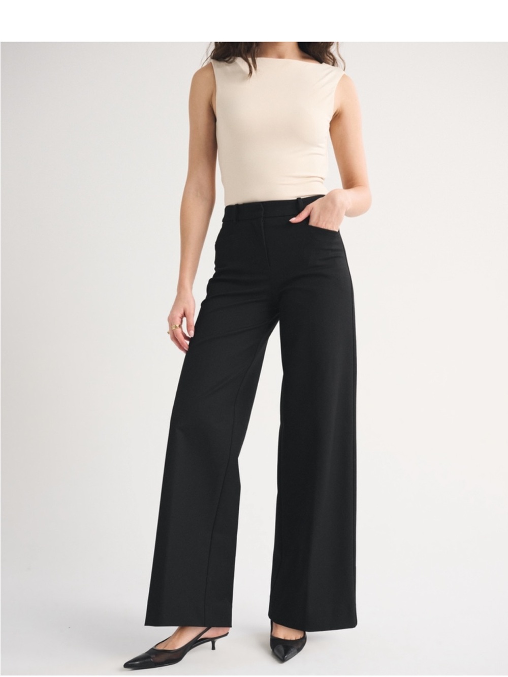 Abercrombie & Fitch Forme Ultra Wide Leg Pant